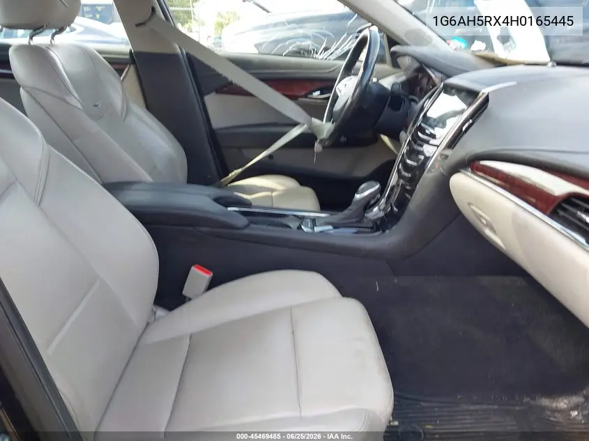 2017 Cadillac Ats Luxury VIN: 1G6AH5RX4H0165445 Lot: 45469485