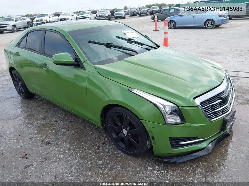 2017 Cadillac Ats Standard VIN: 1G6AA5RX3H0145983 Lot: 45483908