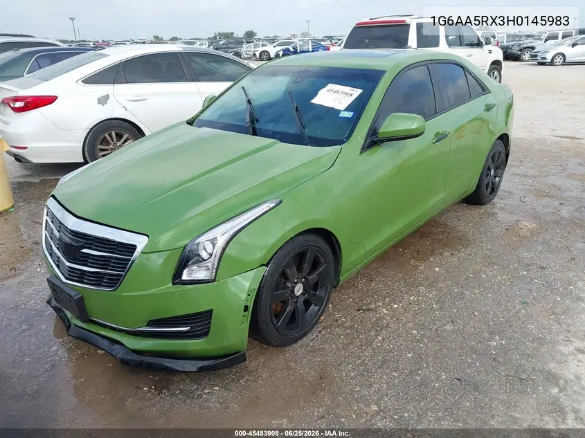 2017 Cadillac Ats Standard VIN: 1G6AA5RX3H0145983 Lot: 45483908