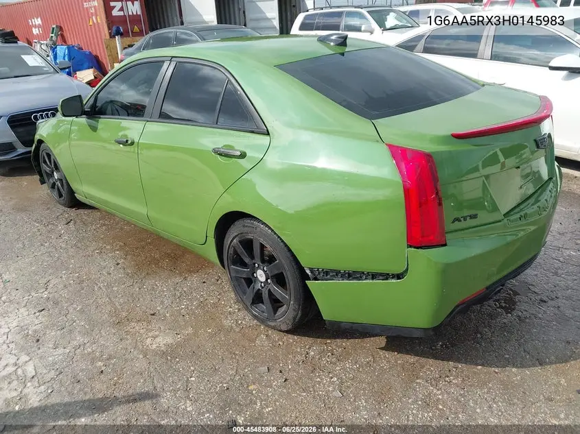 2017 Cadillac Ats Standard VIN: 1G6AA5RX3H0145983 Lot: 45483908