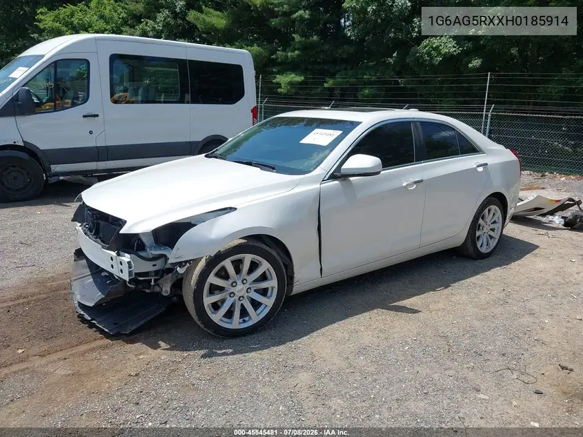 2017 Cadillac Ats Standard VIN: 1G6AG5RXXH0185914 Lot: 45545481