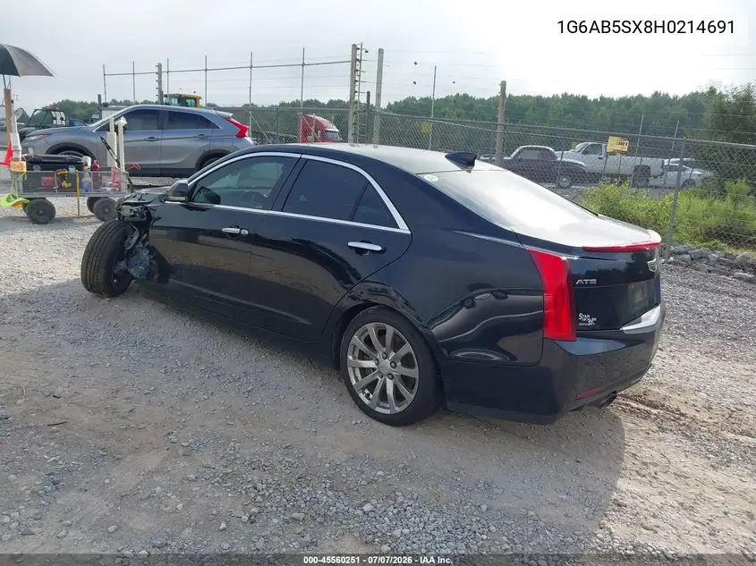 2017 Cadillac Ats Luxury VIN: 1G6AB5SX8H0214691 Lot: 45560251