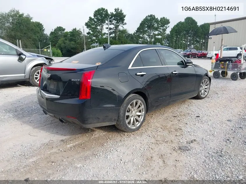 2017 Cadillac Ats Luxury VIN: 1G6AB5SX8H0214691 Lot: 45560251