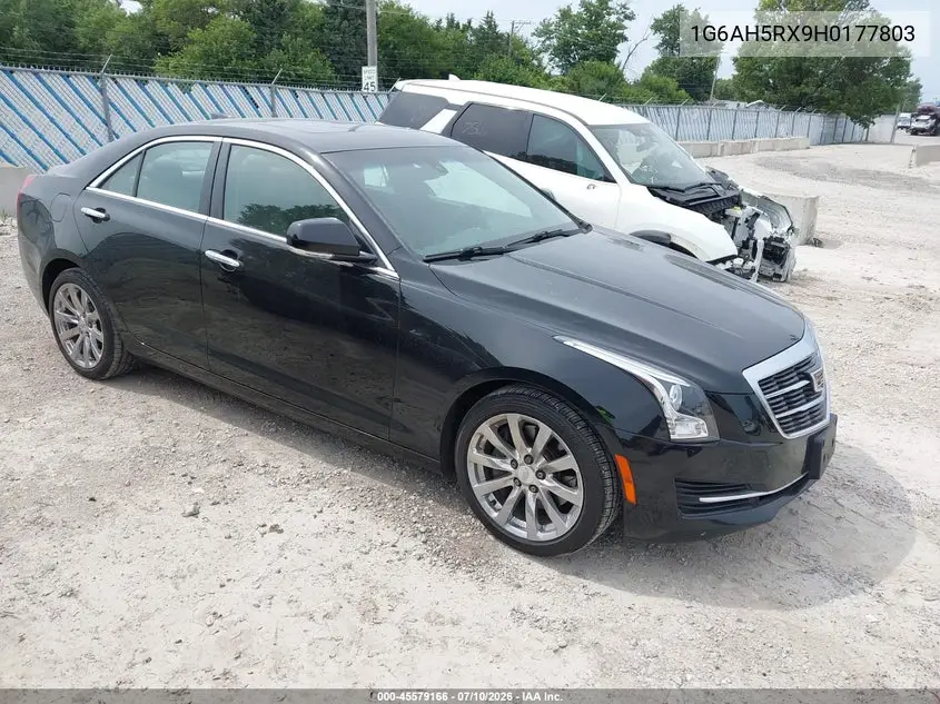 2017 Cadillac Ats Luxury VIN: 1G6AH5RX9H0177803 Lot: 45579166