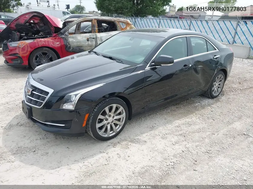 2017 Cadillac Ats Luxury VIN: 1G6AH5RX9H0177803 Lot: 45579166