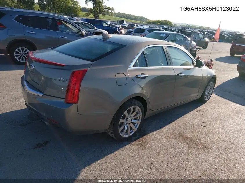 2017 Cadillac Ats Luxury VIN: 1G6AH5SX5H0123022 Lot: 45604712