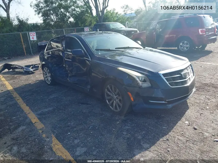 2017 Cadillac Ats Luxury VIN: 1G6AB5RX4H0156214 Lot: 45668325
