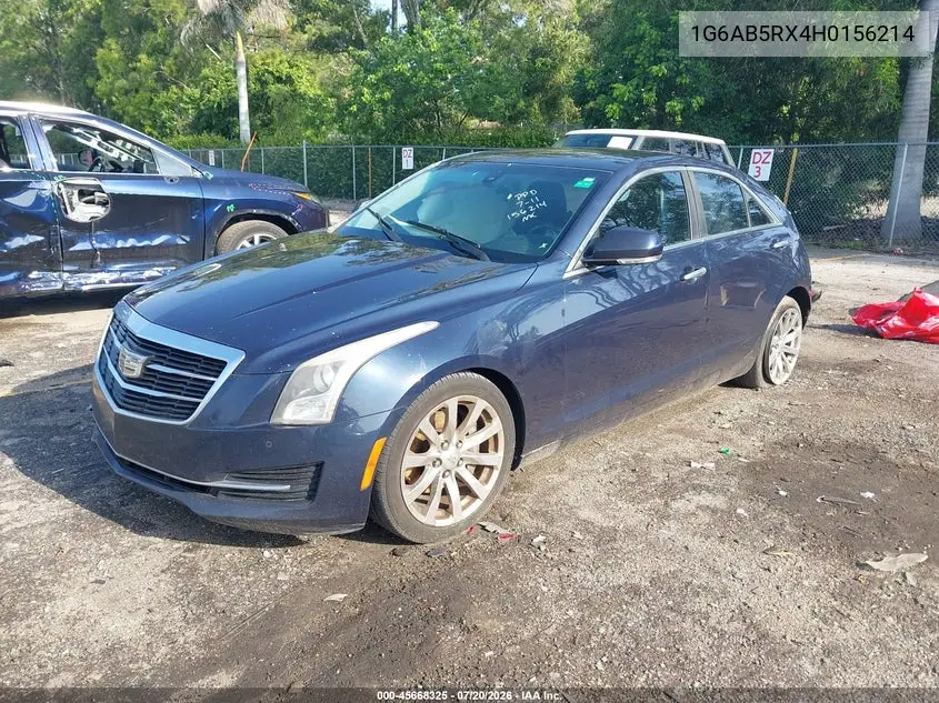 2017 Cadillac Ats Luxury VIN: 1G6AB5RX4H0156214 Lot: 45668325