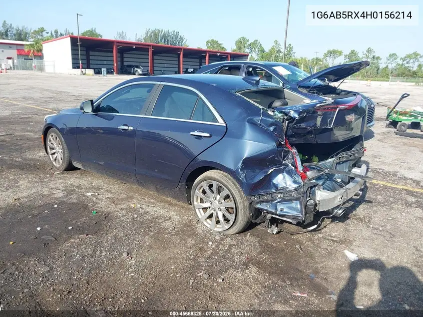 2017 Cadillac Ats Luxury VIN: 1G6AB5RX4H0156214 Lot: 45668325
