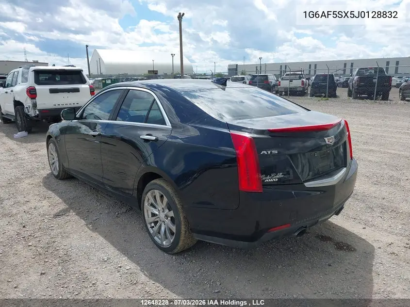 2018 Cadillac Ats Luxury VIN: 1G6AF5SX5J0128832 Lot: 12648228