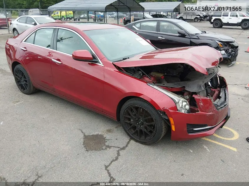 2018 Cadillac Ats Standard VIN: 1G6AE5RX2J0171565 Lot: 45410575