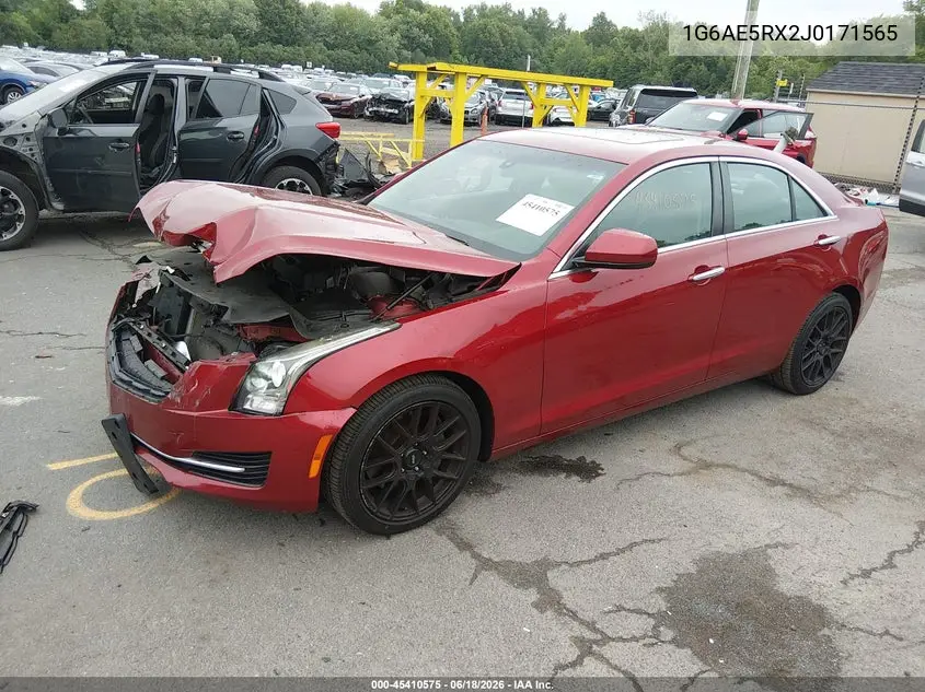 2018 Cadillac Ats Standard VIN: 1G6AE5RX2J0171565 Lot: 45410575
