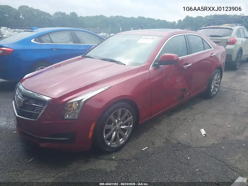 2018 Cadillac Ats Standard VIN: 1G6AA5RXXJ0123906 Lot: 45421352