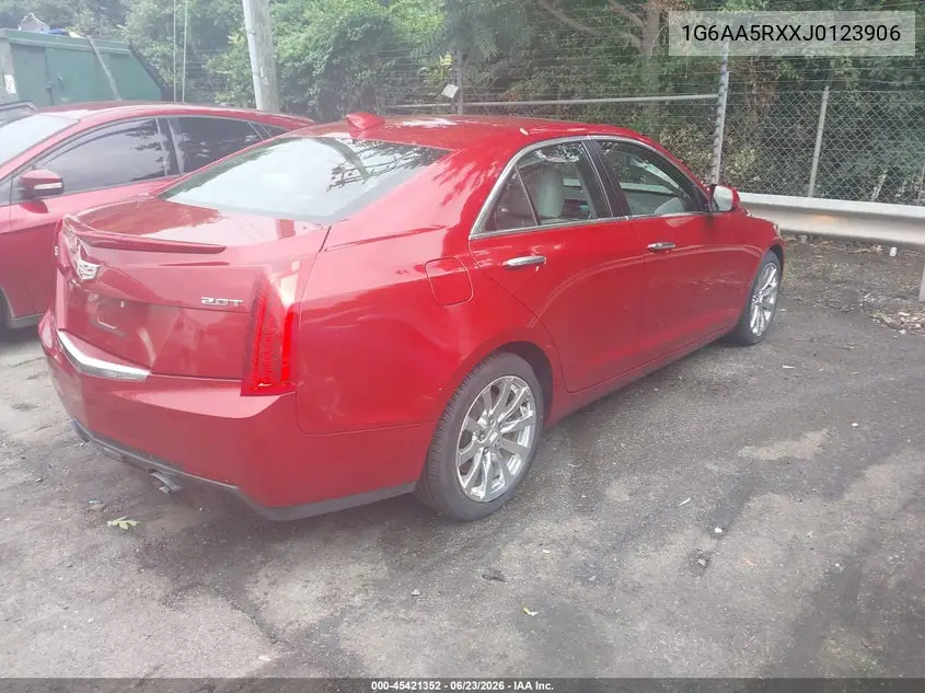 2018 Cadillac Ats Standard VIN: 1G6AA5RXXJ0123906 Lot: 45421352