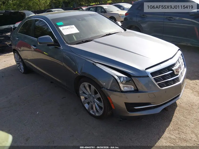 2018 Cadillac Ats Luxury VIN: 1G6AF5SX9J0115419 Lot: 45443761