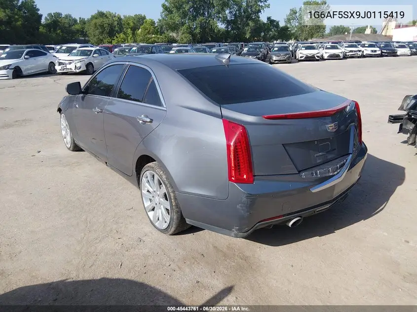 2018 Cadillac Ats Luxury VIN: 1G6AF5SX9J0115419 Lot: 45443761