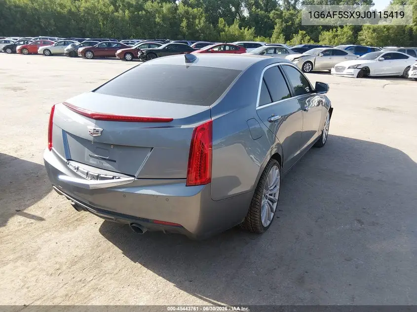 2018 Cadillac Ats Luxury VIN: 1G6AF5SX9J0115419 Lot: 45443761