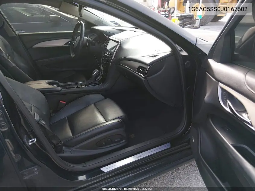 2018 Cadillac Ats Premium Luxury VIN: 1G6AC5SS0J0167602 Lot: 45487270