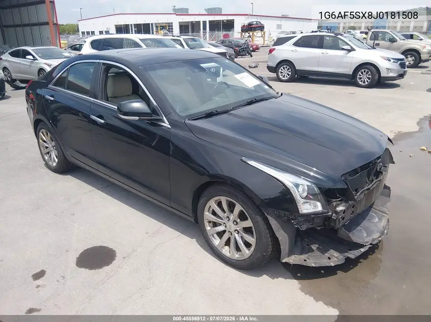 2018 Cadillac Ats Turbo Luxury VIN: 1G6AF5SX8J0181508 Lot: 45556912