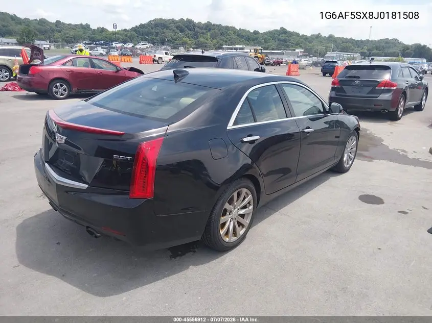 2018 Cadillac Ats Turbo Luxury VIN: 1G6AF5SX8J0181508 Lot: 45556912