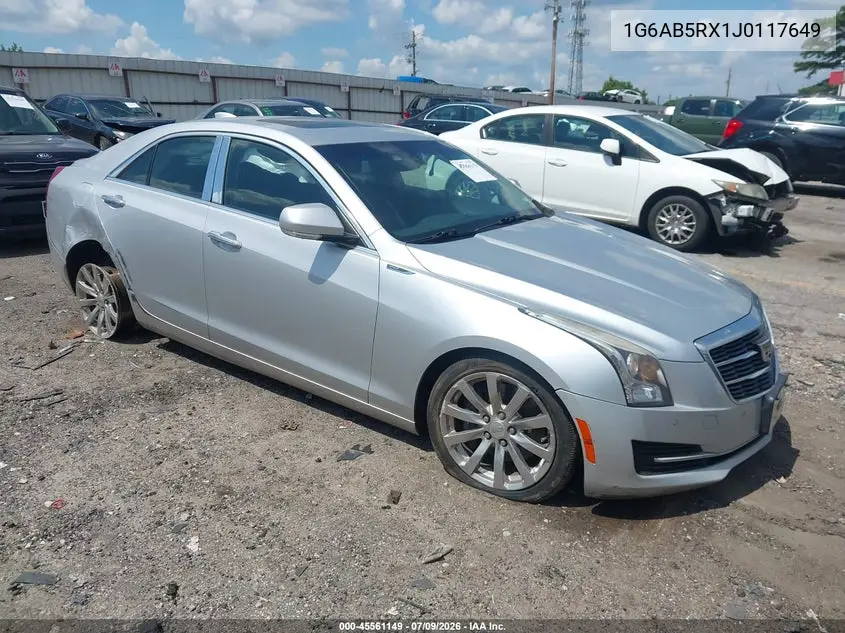 2018 Cadillac Ats Luxury VIN: 1G6AB5RX1J0117649 Lot: 45561149
