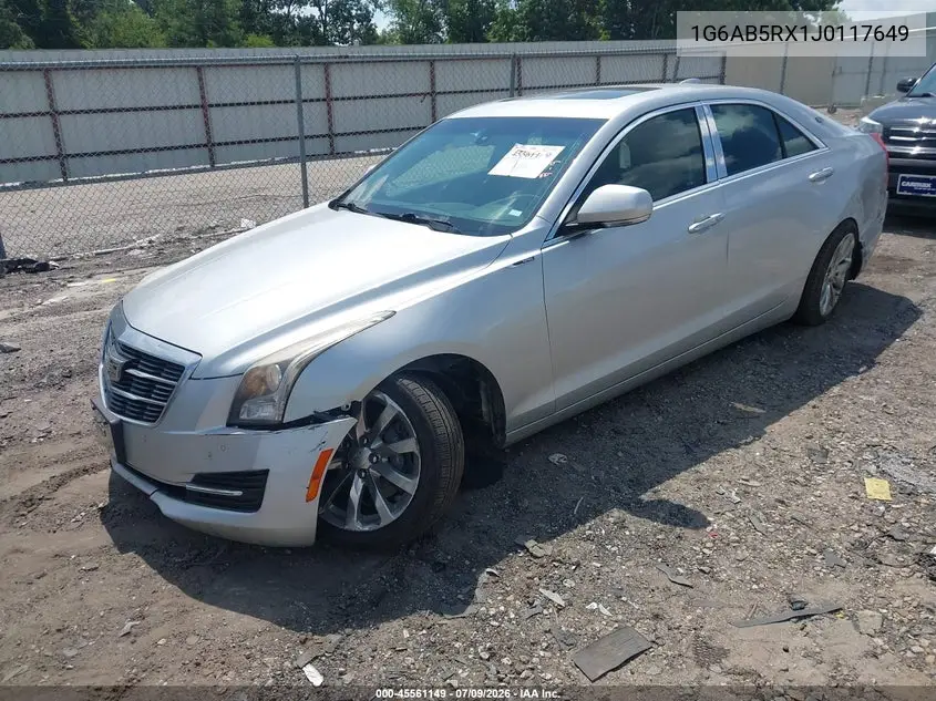 2018 Cadillac Ats Luxury VIN: 1G6AB5RX1J0117649 Lot: 45561149