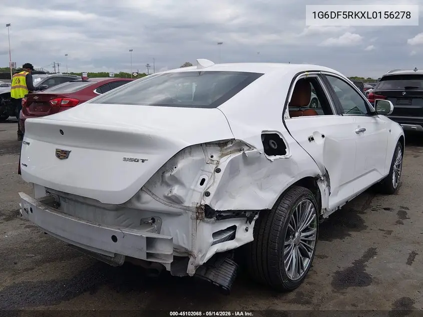 2020 Cadillac Ct4 Premium Luxury VIN: 1G6DF5RKXL0156278 Lot: 45102068