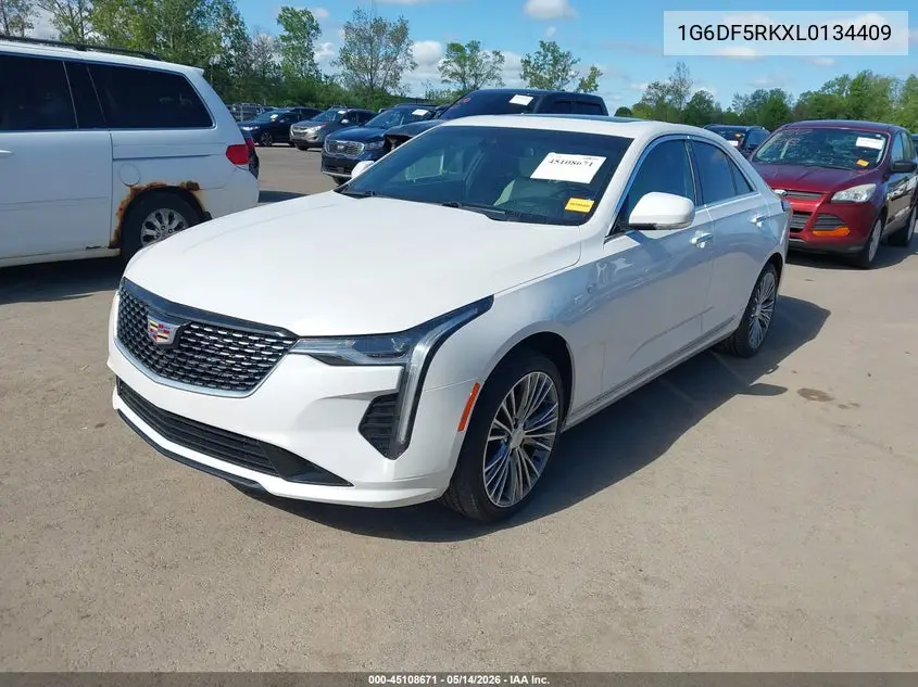 2020 Cadillac Ct4 Premium Luxury VIN: 1G6DF5RKXL0134409 Lot: 45108671