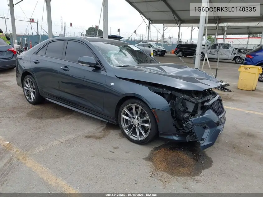 2020 Cadillac Ct4 Sport VIN: 1G6DC5RK3L0140335 Lot: 45125580