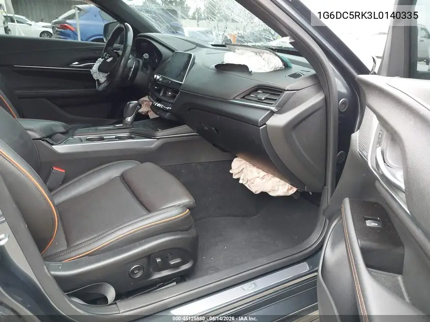 2020 Cadillac Ct4 Sport VIN: 1G6DC5RK3L0140335 Lot: 45125580