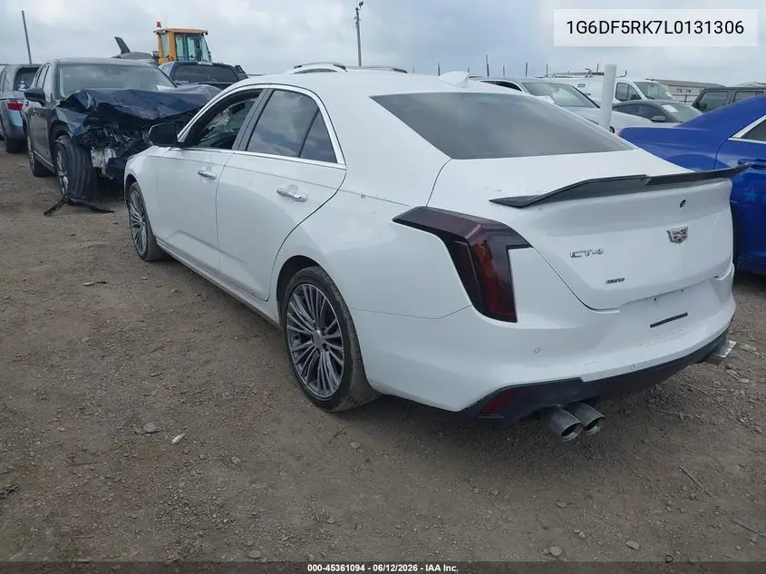 2020 Cadillac Ct4 Premium Luxury VIN: 1G6DF5RK7L0131306 Lot: 45361094