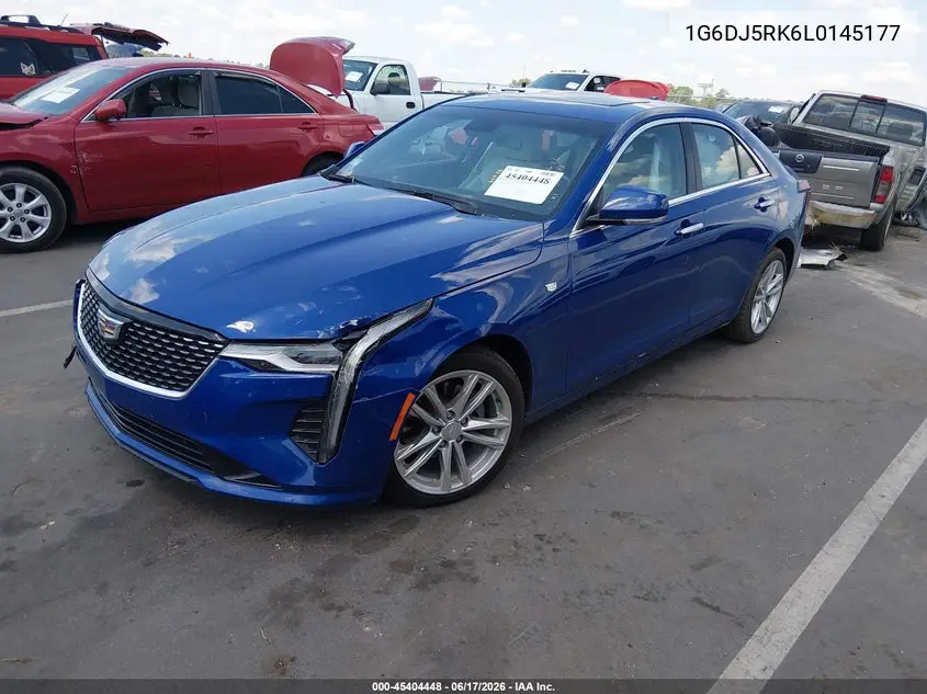 2020 Cadillac Ct4 Luxury VIN: 1G6DJ5RK6L0145177 Lot: 45404448