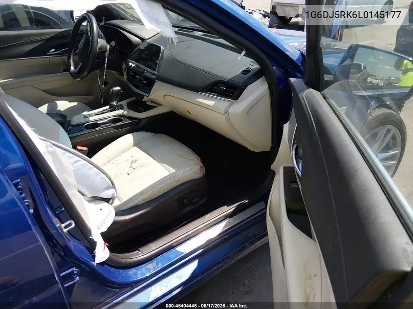 2020 Cadillac Ct4 Luxury VIN: 1G6DJ5RK6L0145177 Lot: 45404448