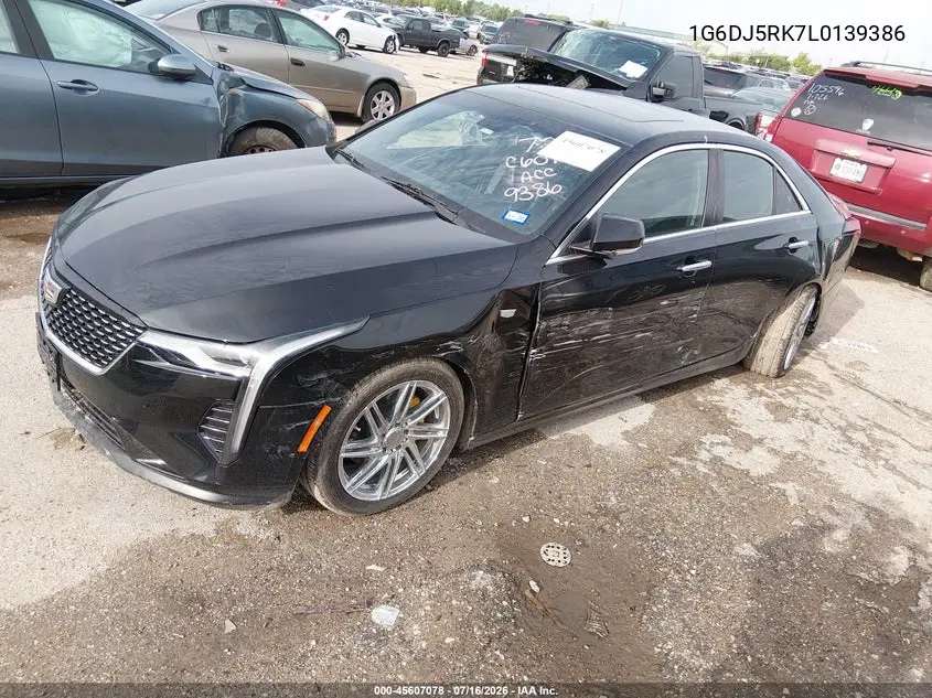 2020 Cadillac Ct4 Luxury VIN: 1G6DJ5RK7L0139386 Lot: 45607078