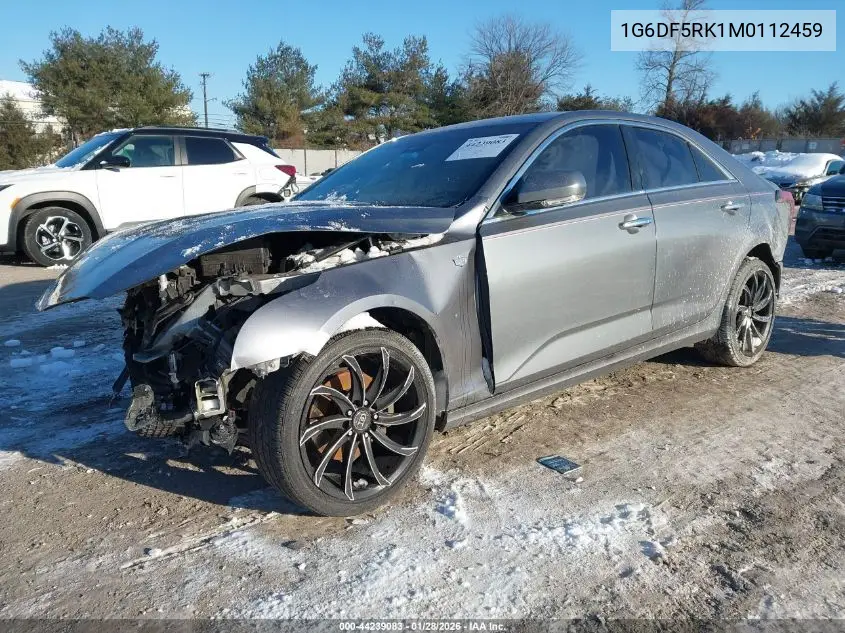 2021 Cadillac Ct4 Premium Luxury VIN: 1G6DF5RK1M0112459 Lot: 44239083