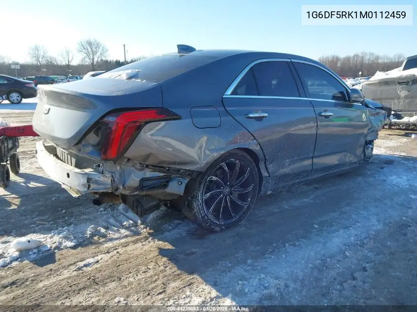 2021 Cadillac Ct4 Premium Luxury VIN: 1G6DF5RK1M0112459 Lot: 44239083