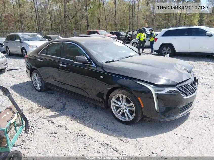 2021 Cadillac Ct4 Luxury VIN: 1G6DJ5RK4M0107187 Lot: 44712885