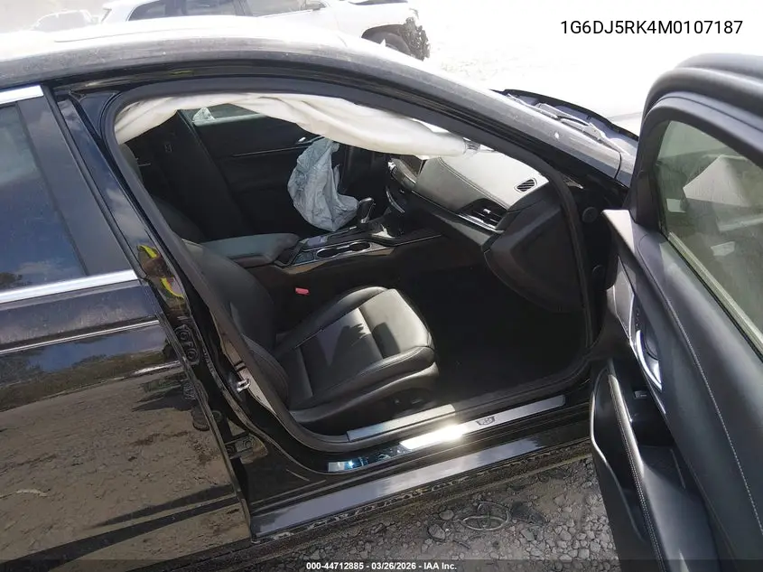 2021 Cadillac Ct4 Luxury VIN: 1G6DJ5RK4M0107187 Lot: 44712885