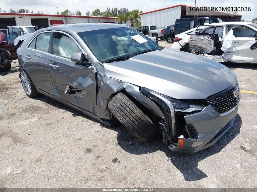 2021 Cadillac Ct4 Premium Luxury VIN: 1G6DB5RK3M0130036 Lot: 45101668