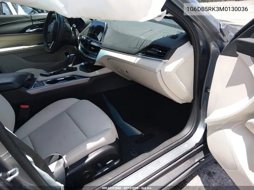 2021 Cadillac Ct4 Premium Luxury VIN: 1G6DB5RK3M0130036 Lot: 45101668