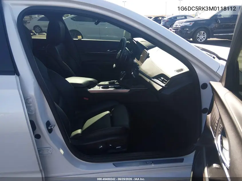 2021 Cadillac Ct4 Sport VIN: 1G6DC5RK3M0118112 Lot: 45480242