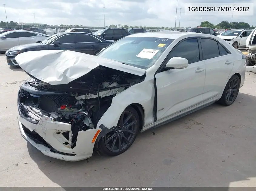 2021 Cadillac Ct4 V-Series VIN: 1G6DD5RL7M0144282 Lot: 45489983