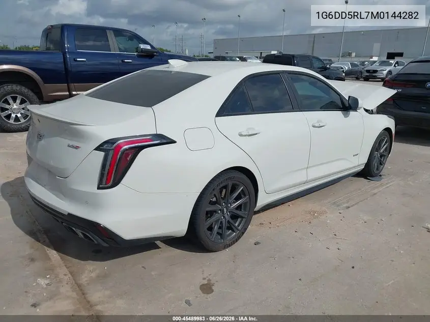 2021 Cadillac Ct4 V-Series VIN: 1G6DD5RL7M0144282 Lot: 45489983