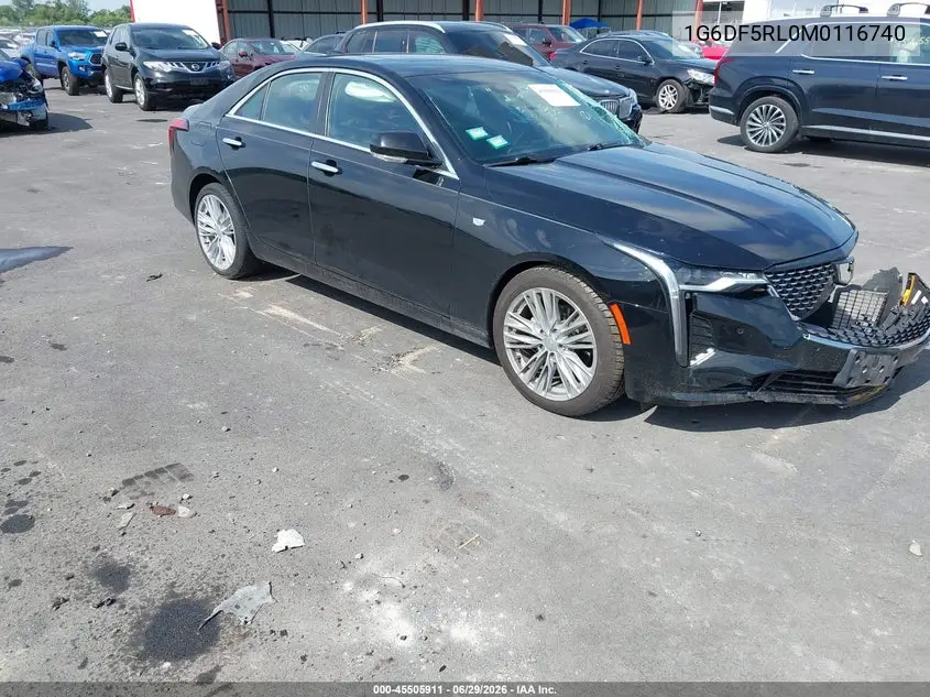 2021 Cadillac Ct4 Premium Luxury VIN: 1G6DF5RL0M0116740 Lot: 45505911