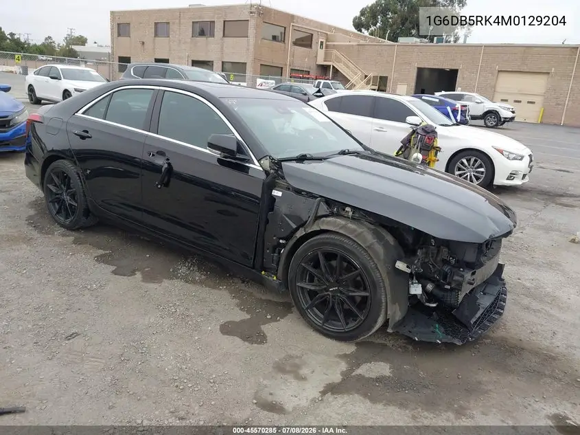 2021 Cadillac Ct4 Premium Luxury VIN: 1G6DB5RK4M0129204 Lot: 45570285