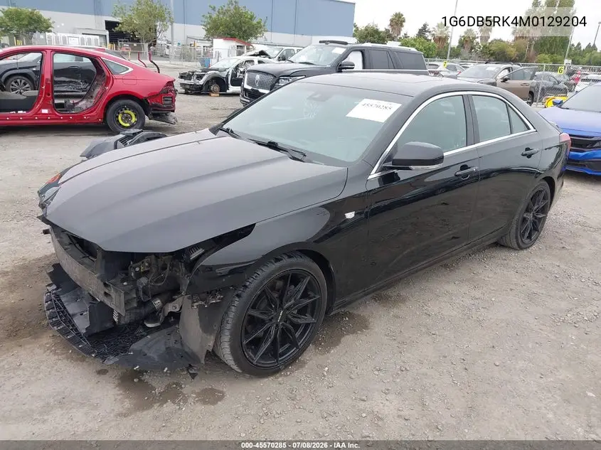 2021 Cadillac Ct4 Premium Luxury VIN: 1G6DB5RK4M0129204 Lot: 45570285