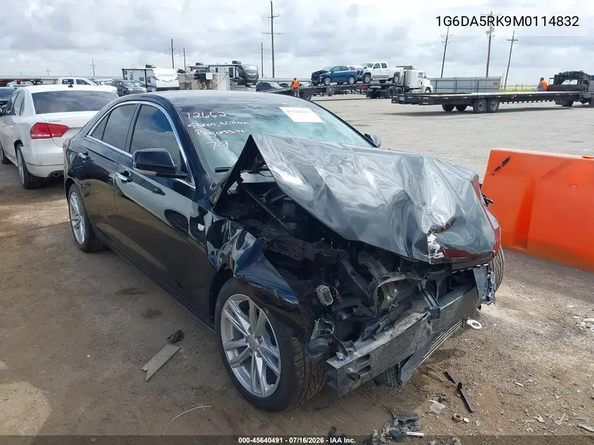 2021 Cadillac Ct4 Luxury VIN: 1G6DA5RK9M0114832 Lot: 45640491