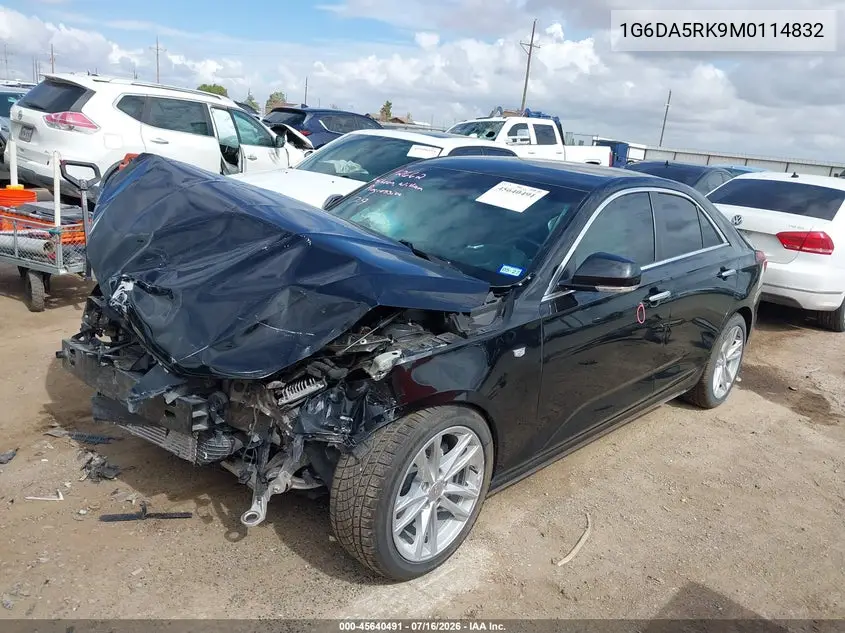 2021 Cadillac Ct4 Luxury VIN: 1G6DA5RK9M0114832 Lot: 45640491