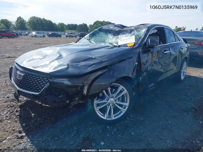 2022 Cadillac Ct4 Luxury VIN: 1G6DJ5RK7N0135969 Lot: 45002021