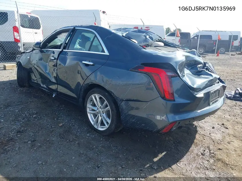 2022 Cadillac Ct4 Luxury VIN: 1G6DJ5RK7N0135969 Lot: 45002021